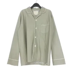 イサムカタヤマバックラッシュ ISAMU KATAYAMA BACKLASH ステアレザー ロングスリーブ パジャマシャツ 長袖 グレーのサムネイル