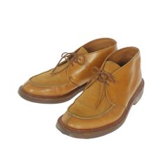 RUSSELL MOCCASIN チャッカブーツ 5D ベージュ×ブラウン - メルカリ