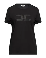 エリザベッタフランキ レディース トップス Tシャツ ELISABETTA FRANCHI Black ブラックのサムネイル