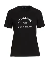 カール ラガーフェルド レディース トップス Tシャツ KARLAGERFELD Black ブラックのサムネイル