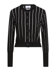 トムブラウン レディース アウター カーディガン カシミヤニット THOM BROWNE Black ブラックのサムネイル