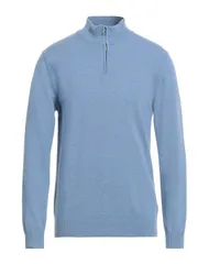 ダニエル フィエゾリ メンズ アウター ニット・セータートルネック DANIELE FIESOLI Pastel Blue ブルーのサムネイル