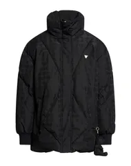 ゲス メンズ アウター ジャケット・ブルゾン パファージャケット GUESS Black ブラックのサムネイル