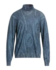 エトロ メンズ アウター ニット・セータートルネック ETRO Blue Gray グレーのサムネイル