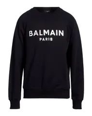 バルマン メンズ アウター パーカー・スウェット BALMAIN Black ブラックのサムネイル
