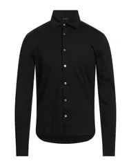 ゼニア メンズ トップス シャツ ZEGNA Black ブラックのサムネイル