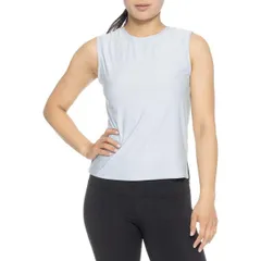 アシックス レディース トップス シャツ ASICS Muscle Tank Top Cool Blue Spacedye ブルーのサムネイル