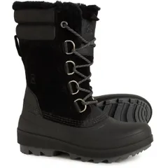 カミック レディース シューズ ブーツ・レインブーツ スエード Kamik Lauren Pac Boots Waterproof Insulated Suede For Women Blkのサムネイル