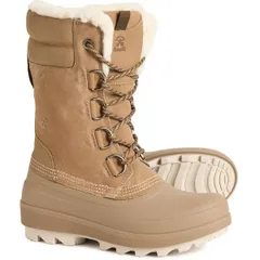 カミック レディース シューズ ブーツ・レインブーツ スエード Kamik Lauren Pac Boots Waterproof Insulated Suede For Women Fosのサムネイル