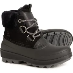 カミック レディース シューズ ブーツ・レインブーツ スエード Kamik Lauren F Pac Boots Waterproof Insulated Suede For Women Blkのサムネイル