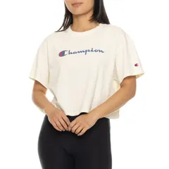 チャンピオン レディース トップス シャツ クロップド Champion Iconicropped TShirt Short Sleeve Unbleached Cottonのサムネイル