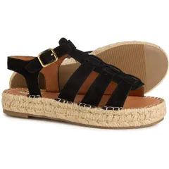 ミア レディース シューズ サンダル スエード MIA Danette Sandals Suede For Women Black ブラックのサムネイル