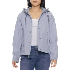 エディー バウアー レディース アウター ジャケット・ブルゾン Eddie Bauer Portownsend Rain Jacket Waterproof Blue Smoke スモークのサムネイル