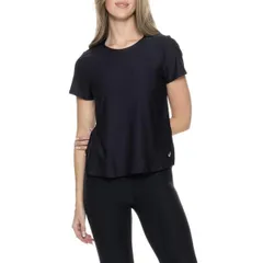 アシックス レディース トップス シャツ ASICS Laser Perforated TShirt Short Sleeve Black Sd ブラックのサムネイル