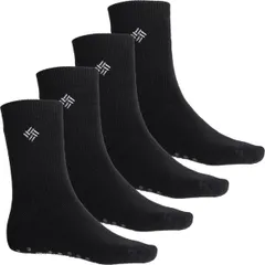 コロンビア メンズ アンダーウェア 靴下 Columbia Sportswear Lounge Crop Socks 2Pack Crew For Men BlackBlack ブラックのサムネイル