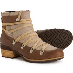メレル レディース シューズ ブーツ・レインブーツ レザー Merrell Shiloh II Warm Boots Leather For Women Camel キャメルのサムネイル