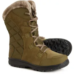 コロンビア レディース シューズ ブーツ・レインブーツ Columbia Sportswear Ice Maiden II OmniTech Snow Boots Waterproof Insulated For Women New Olive オリーブのサムネイル