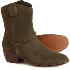 ミア レディース シューズ ブーツ・レインブーツ スエード MIA Lauryn Boots Suede For Women Olive オリーブのサムネイル