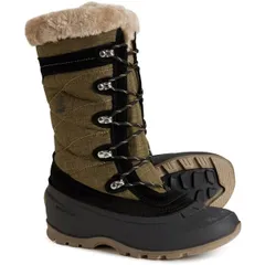 カミック レディース シューズ ブーツ・レインブーツ Kamik Snovalley 4 Pac Boots Waterproof Insulated For Women Dark Olive オリーのサムネイル