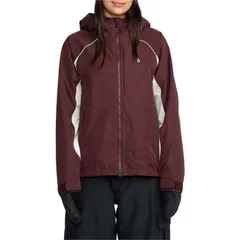 ボルコム レディース アウター ジャケット・ブルゾン ジャケット Volcom Stone Smokeshow 20K Jacket Womens Oxblood オックスブラッドのサムネイル