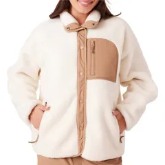 ロキシー レディース アウター ジャケット・ブルゾン Roxy Axel Bonded Sherpa Jacket Womens Vanillaのサムネイル