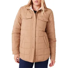 ロキシー レディース アウター ジャケット・ブルゾン キルティング Roxy Alpine Reversible Quilted Jacket Womens Taupe トープのサムネイル