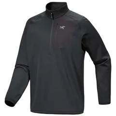 アークテリクス メンズ アウター パーカー・スウェット Arcteryx Delta 12 Zip Mens Black ブラックのサムネイル
