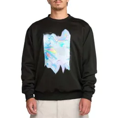 ボルコム メンズ アウター パーカー・スウェット フリース Volcom Hydro Crew Fleece Mens Black ブラックのサムネイル