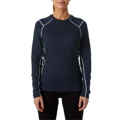 ヘリーハンセン レディース トップス シャツ Helly Hansen Lifa Merino Midweight Crew Baselayer Top Womens Navy ネイビーのサムネイル