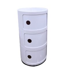 Kartell カルテル コンポニビリ 2段 ラウンド サイドテーブル 収納家具