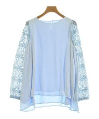 極美品】 BARNEYS NEW YORK ストライプシャツ ブラウス 水色 - メルカリ