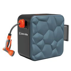 散水ホース 30m 角型 ホースリール 180度回転 2858 - メルカリ