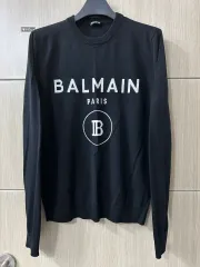 BALMAIN バルマン インタルシア ロゴ ウールニットのサムネイル