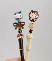 クマキティ ハンドメイドボールペン ハローキティボールペン キティボール 꾸 フィギュアボールペン