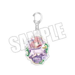 【新品】 五等分の花嫁∽ アクリルミニキーホルダー -五つ子のティーパーティー 二乃- 佐賀