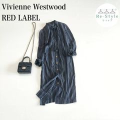 極希少・極美品】ヴィヴィアン ストライプ シャツワンピース スーパー