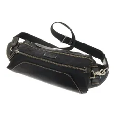 【中古】ダニエルアンドボブ Daniel & Bob ナイロン系 レザー ボディバッグ ブラック【WxH16xD2】【メンズ】のサムネイル