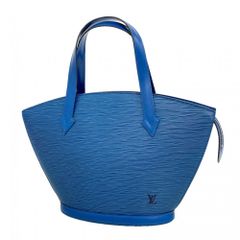 正規品超美品LOUIS VUITTON エピレザー バッグ 青 サンジャック - メルカリ