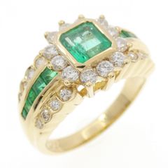 エメラルドカットダイヤモンド type2A リング k18 0.596ct - メルカリ