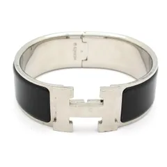 HERMES(エルメス) バングル クリック・クラックH シルバー×黒のサムネイル