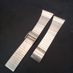 正規品【OMEGA 】メッシュ金属ベルト ステンレススチール シルバー 18 