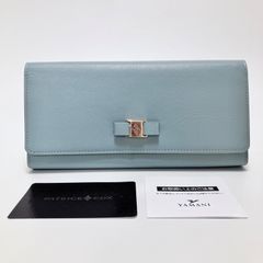 HANAE MORI 長財布　箱付き新品　水色 HANAE MORI 長財布 箱付き新品 水色 - メルカリ