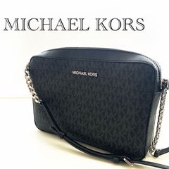 MICHAEL KORS ショルダーバッグ MKロゴ ブラック - メルカリ
