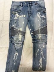 s*k様 Givenchy 'Jesus in Thorns' デニムパンツ - メルカリ