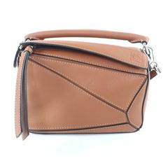 ロエベ タン パズルミニ LOEWE ショルダーバッグ ブラウン - メルカリ