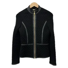FERRAGAMO/SalvatoreFerragamo(サルバトーレフェラガモ) ブルゾン サイズS レディース 黒 ニット/レザー/冬物のサムネイル