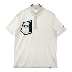極美品 SLDO. エスルド ゴルフ ポロシャツ ボタンダウン L 白 日本製