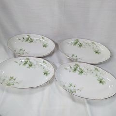 Tiffany ティファニー リーフ 花柄楕円形皿 2枚セット - メルカリ
