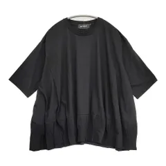 gomme GK-T42-190 定価17600円 サイズM ワイドシルエット ドロップショルダー 半袖Ｔシャツ カットソー 25SS ブラック レディース ゴム【中古】6-0519S♪のサムネイル