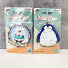 이치 반 복권 SPY × FAMILY 고무 코스터 펭귄 본드 2 종 2 개 세트